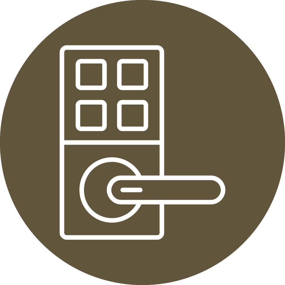 Smart Door Vector Icon