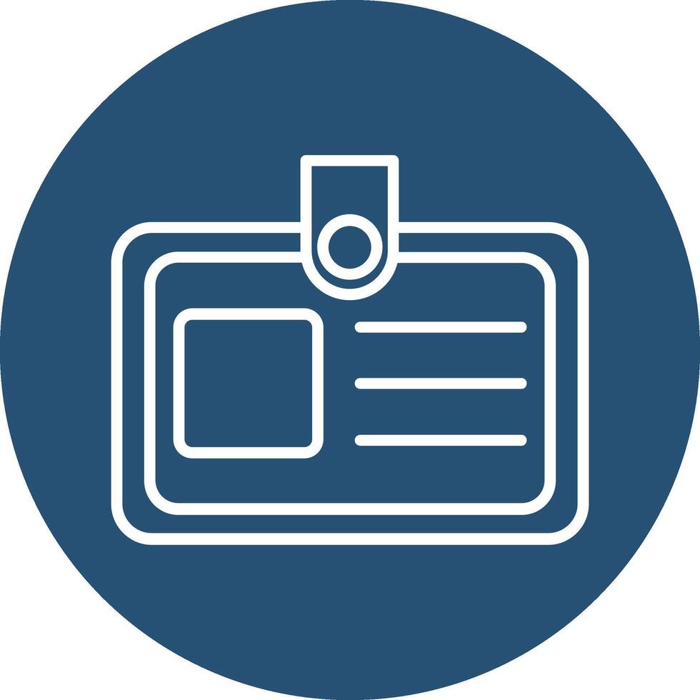 Identification Card Vector Icon