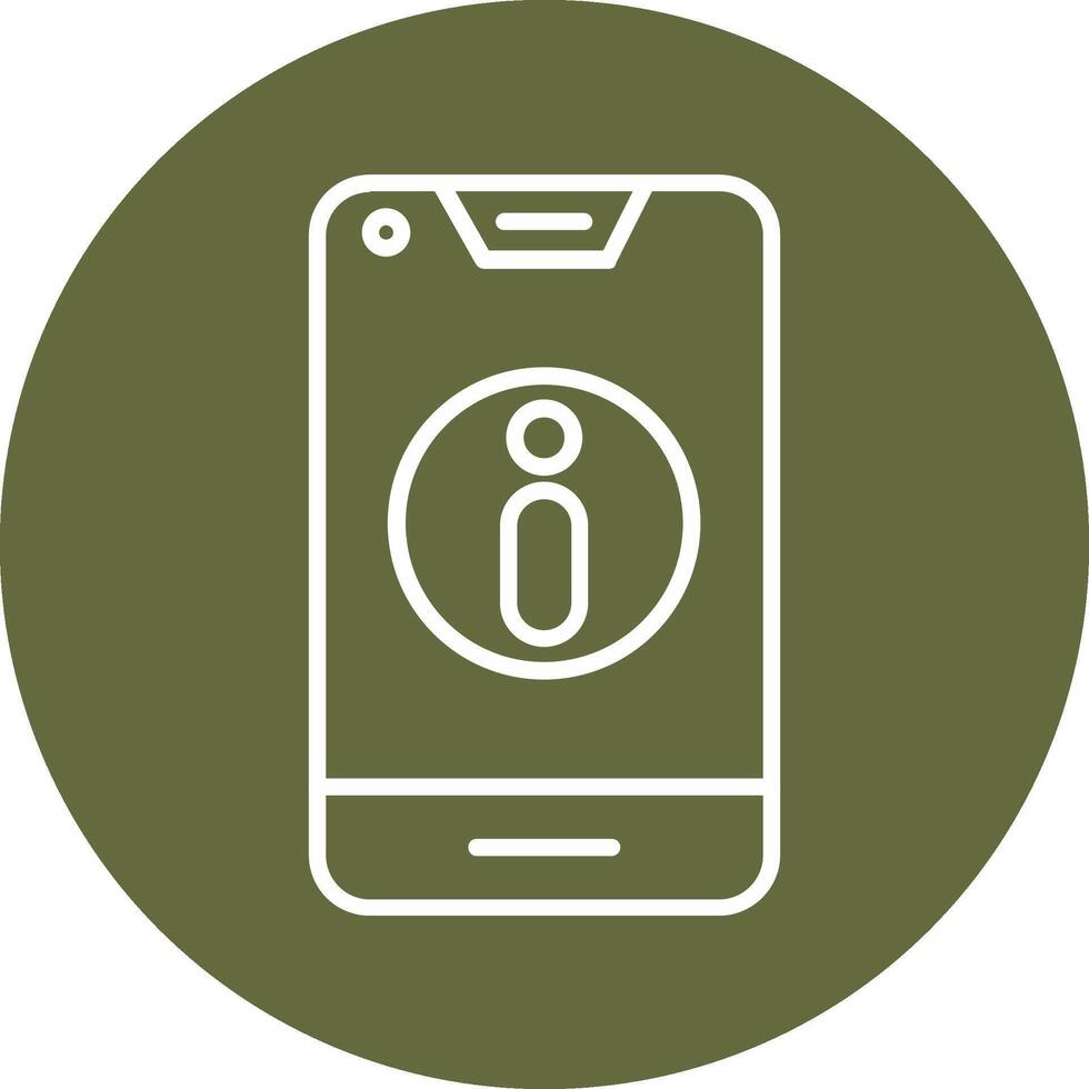 Smartphone Information Vector Icon