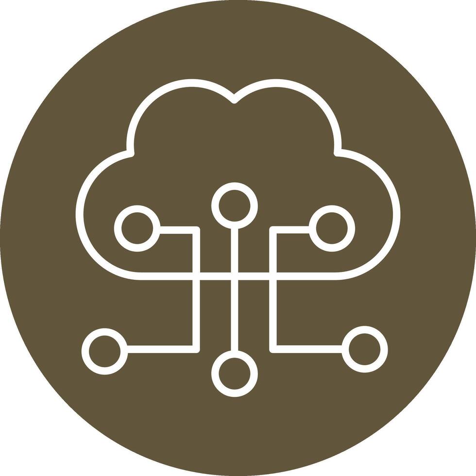 Cloud Configuration Vector Icon