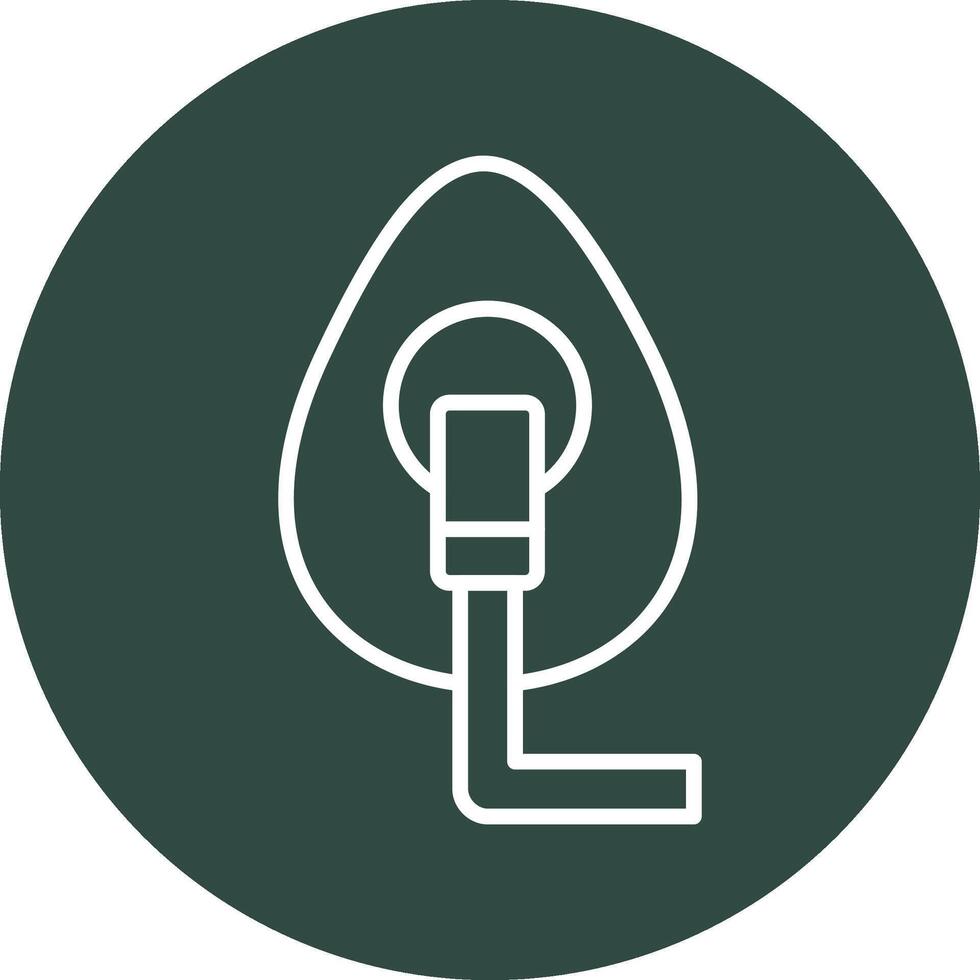 Oxygen Mask Vector Icon