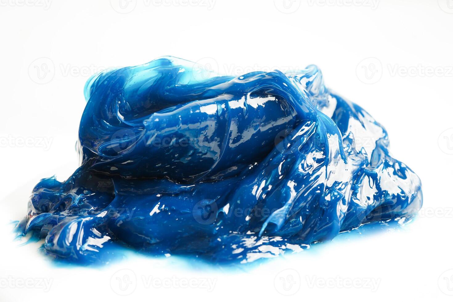 Grease, Blue premium quality synthetic lithium complex grease, high temperatures and machinery lubrication for automotive and industrial. photo