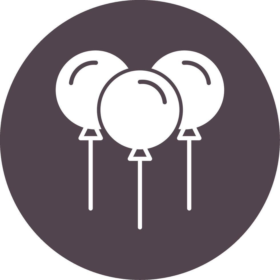 Balloons Vector Icon