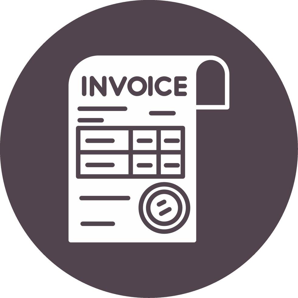 Invoice Vector Icon