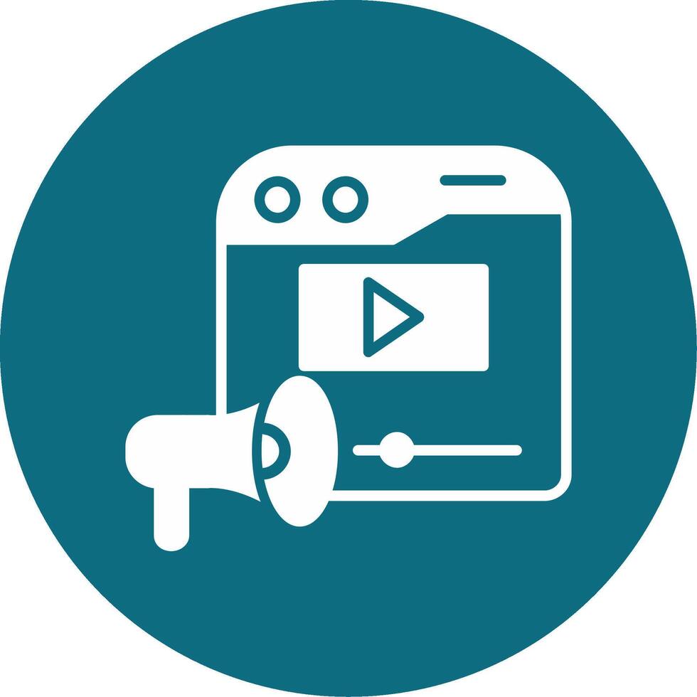 Video Marketing Vector Icon