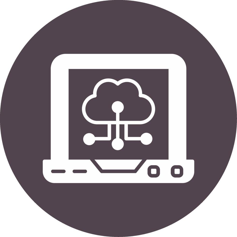 Cloud Computing Vector Icon