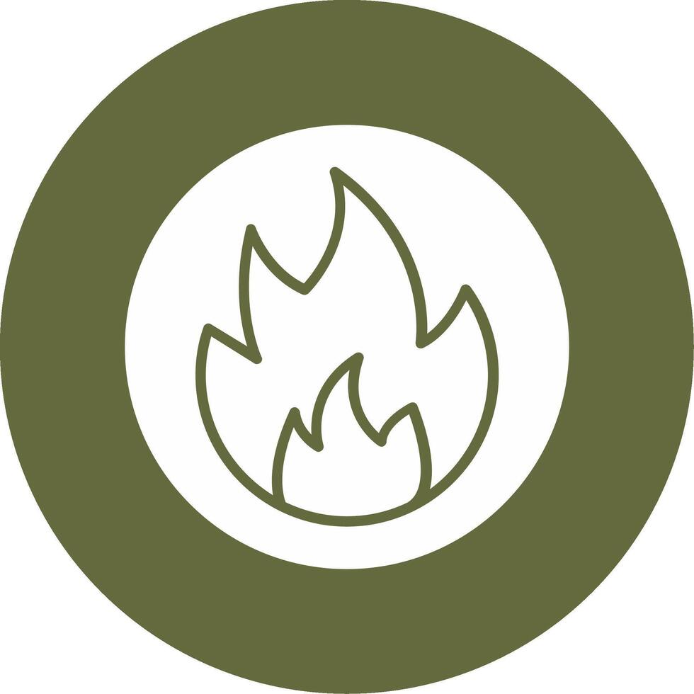 Flammable Vector Icon