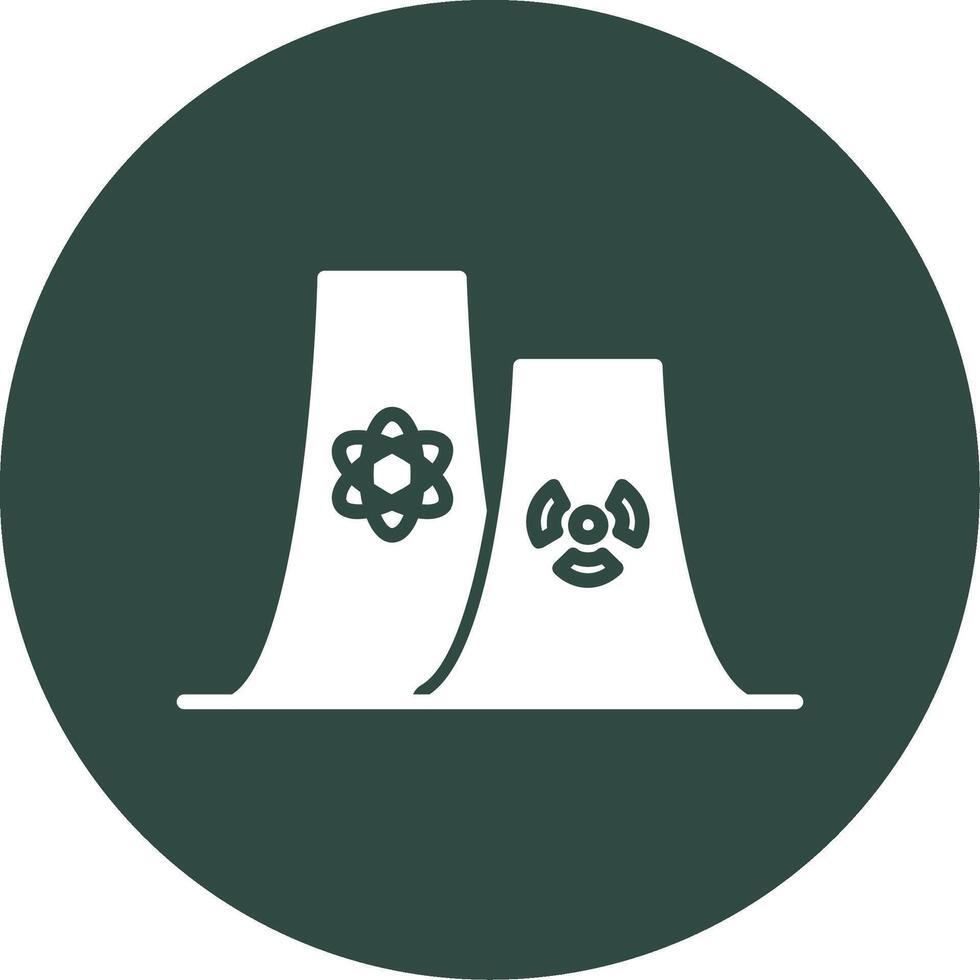 Nuclear  Vector Icon