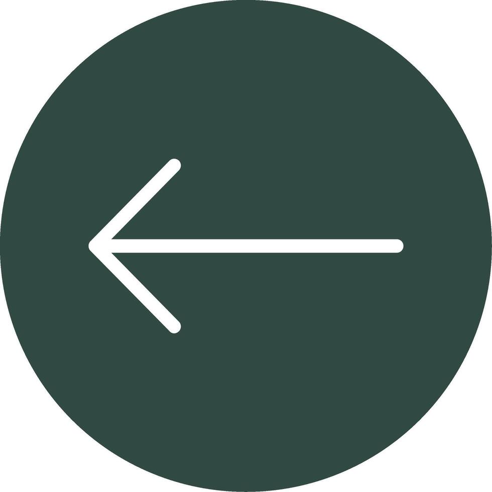 Left Arrow Vector Icon