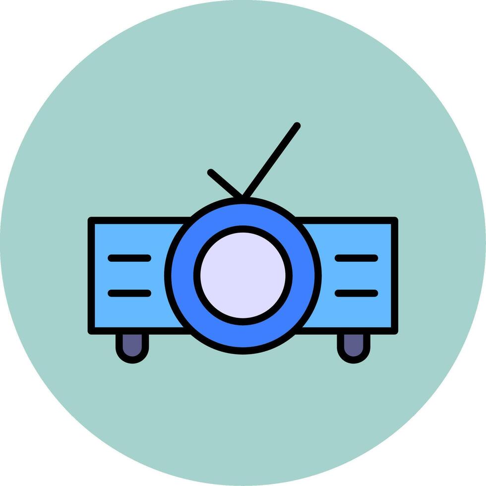 icono de vector de proyector