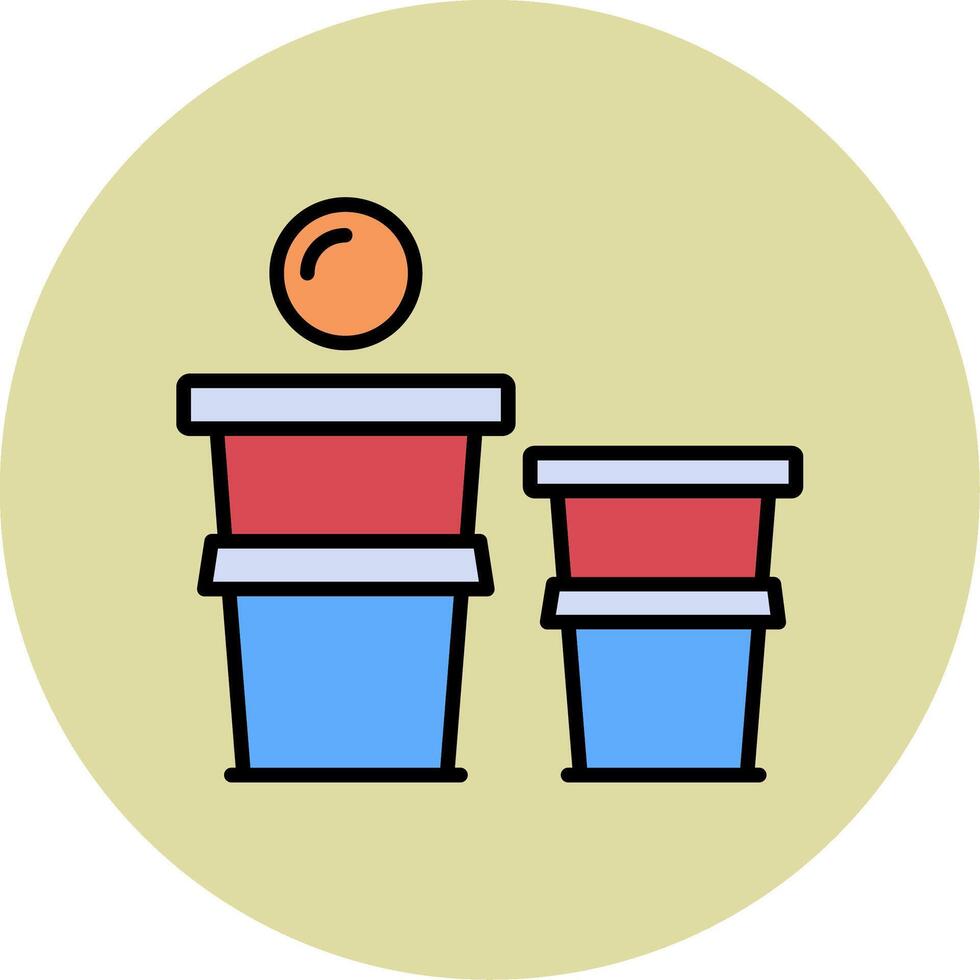 Beer Pong Vector Icon