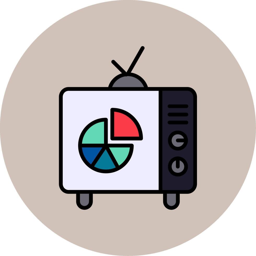 icono de vector de tv