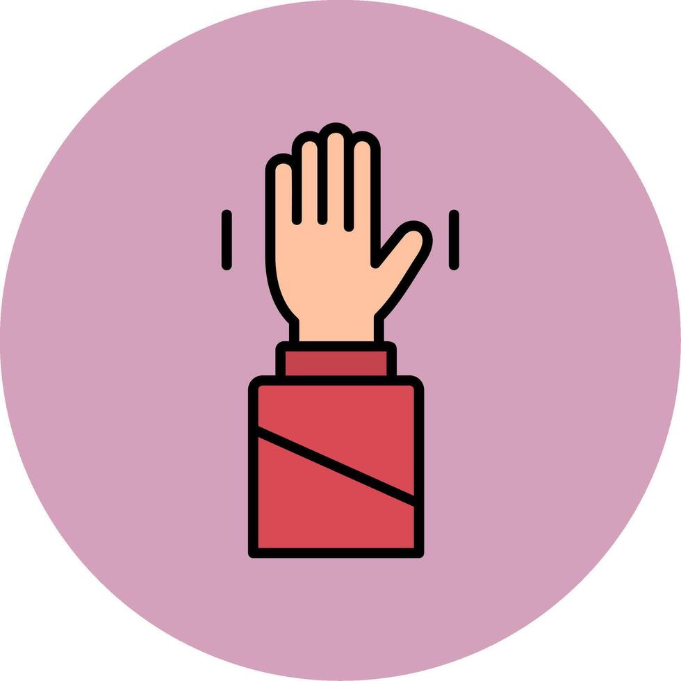 Hand Up Vector Icon