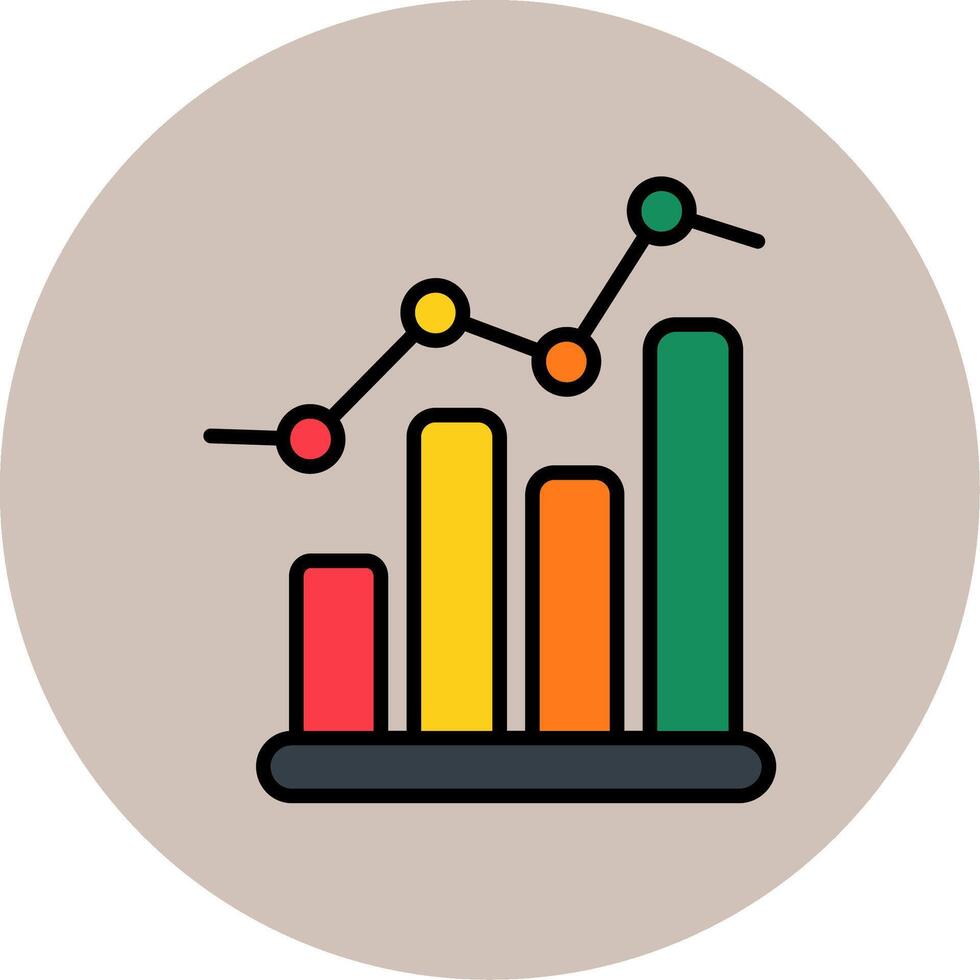 Bar Chart Vector Icon