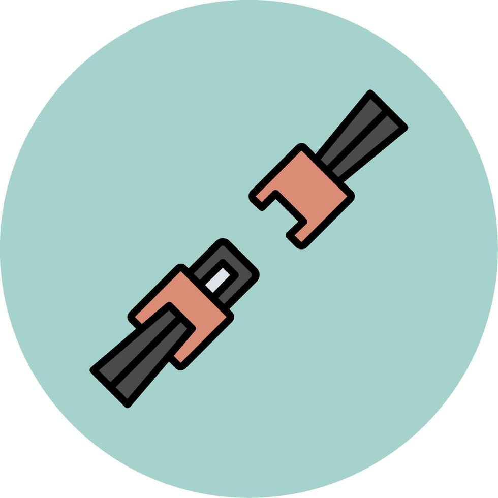 Seatbelt Vector Icon