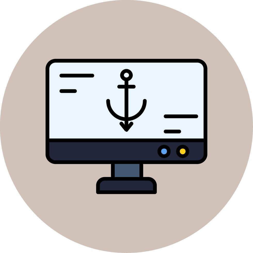 Anchor Text Vector Icon