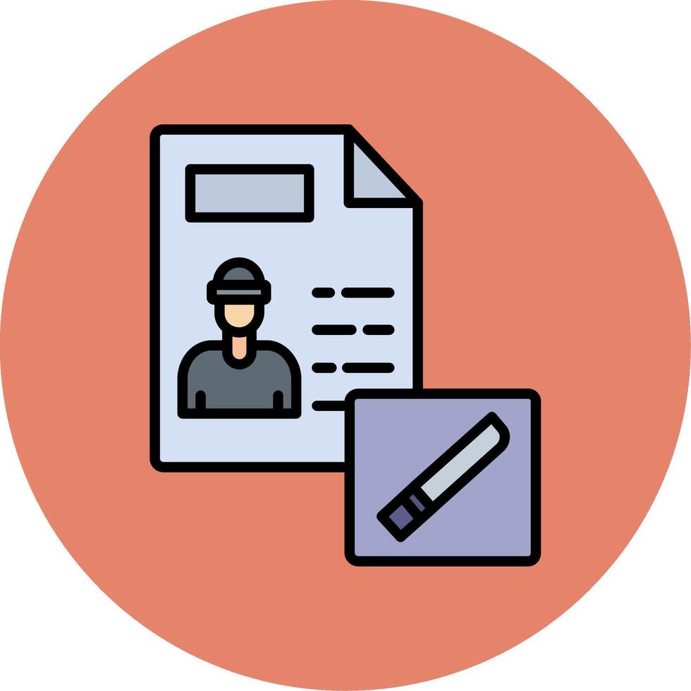 Evidence Vector Icon