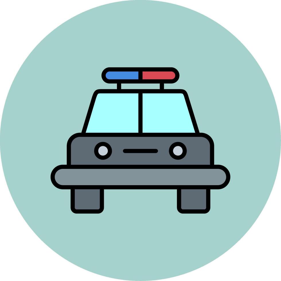 Police Car Vector Icon