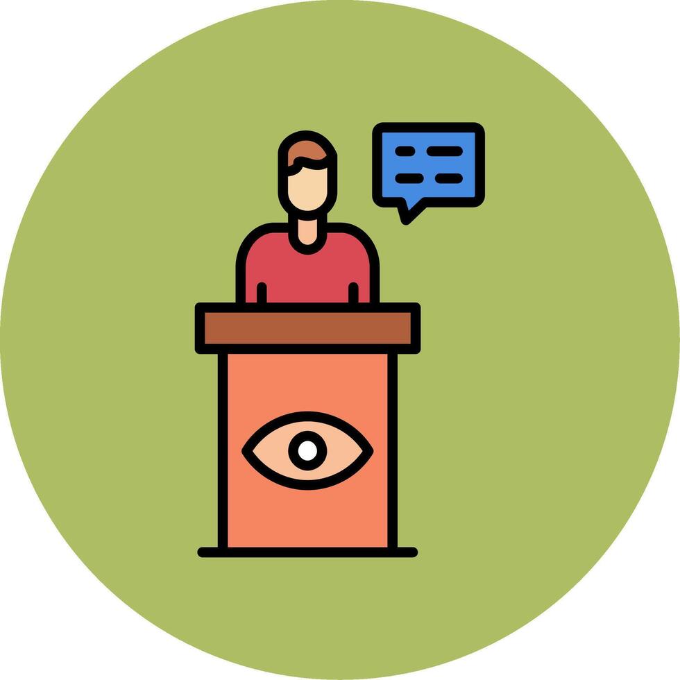 Witness Vector Icon
