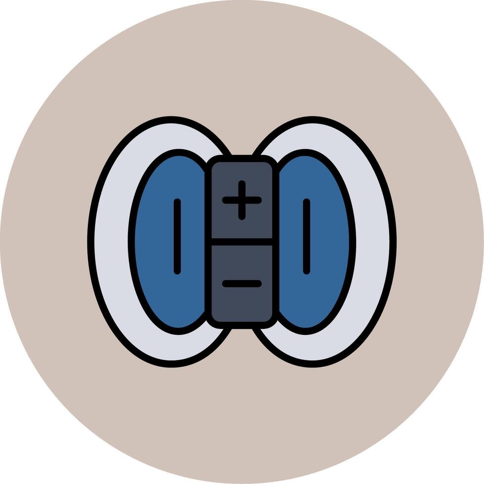 Magnetic Field Vector Icon