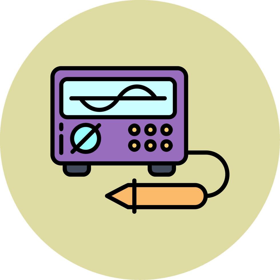 Oscilloscope Vector Icon
