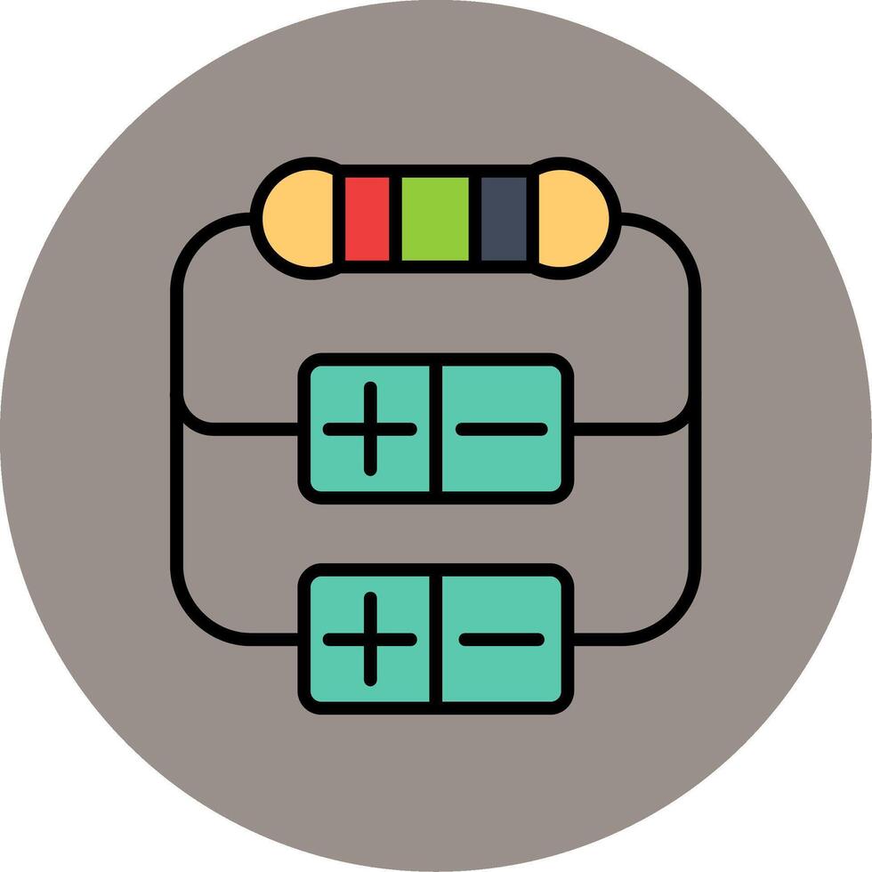 Resistor Vector Icon