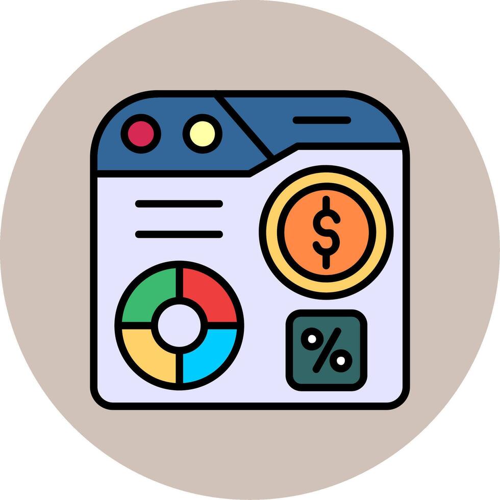 Impression Rate Vector Icon