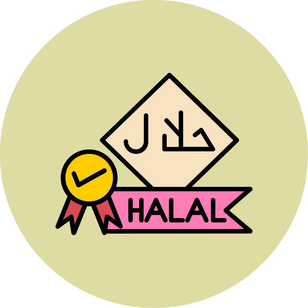 Halal Vector Icon