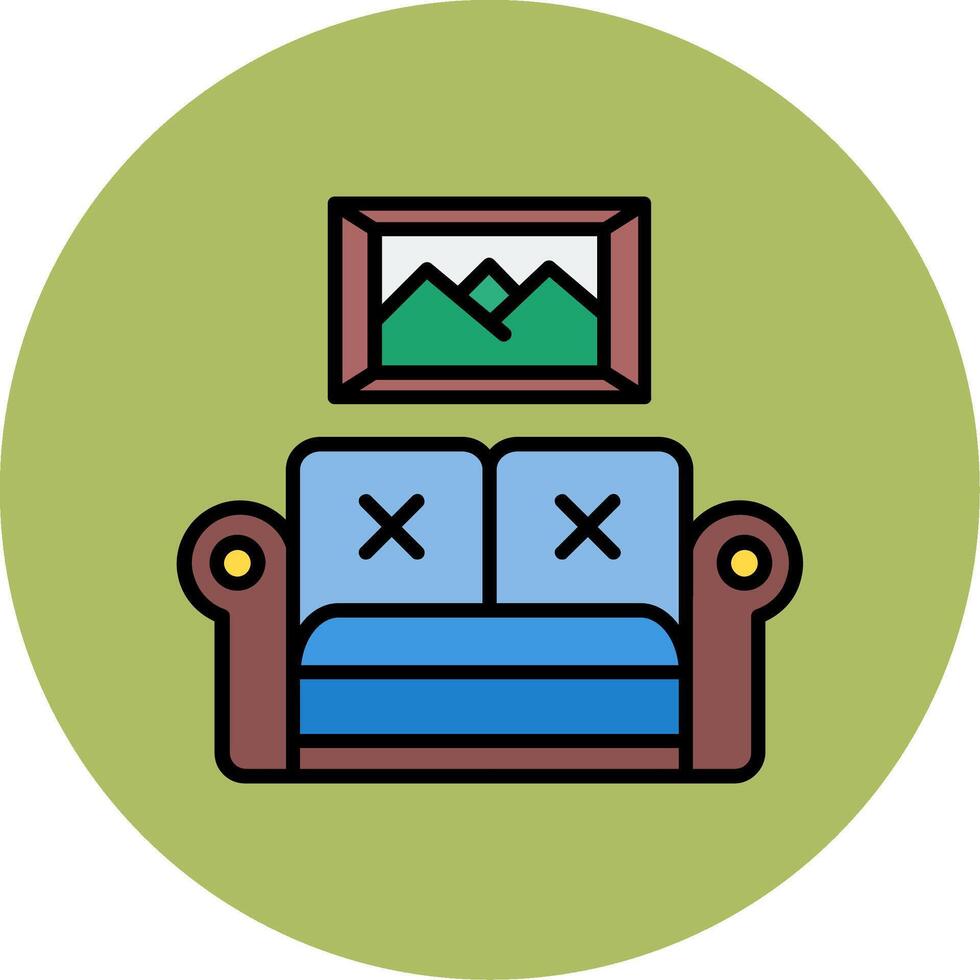 Sofa Vector Icon