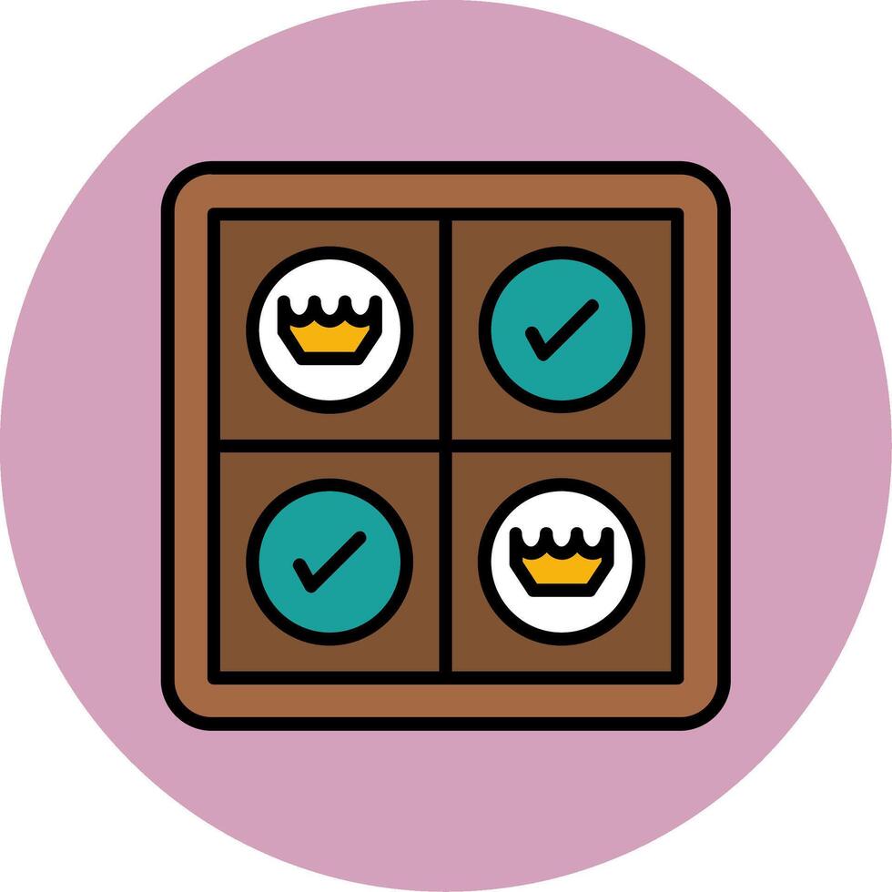 Checkers Vector Icon