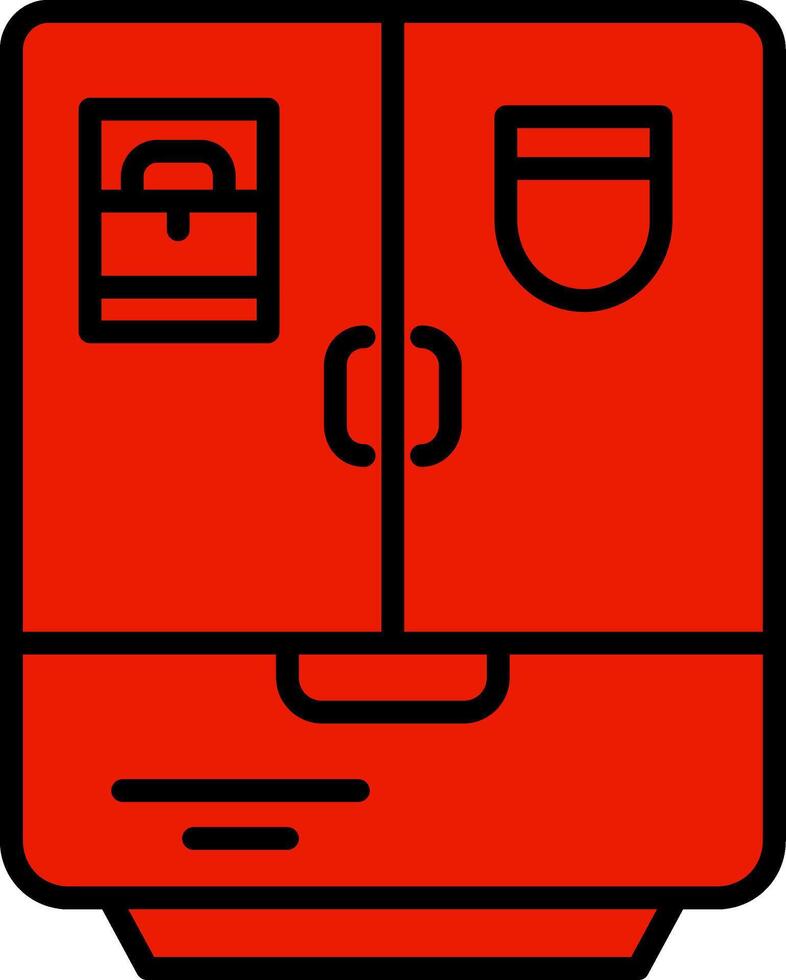 Refrigerator Vector Icon