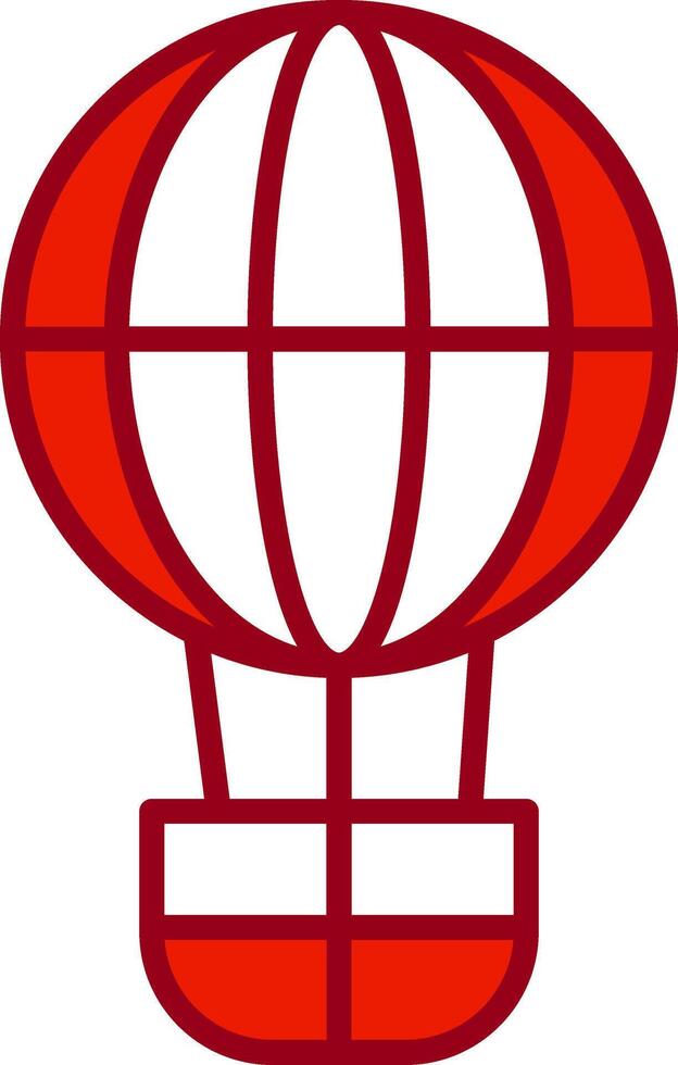 Hot Air Balloon Vector Icon