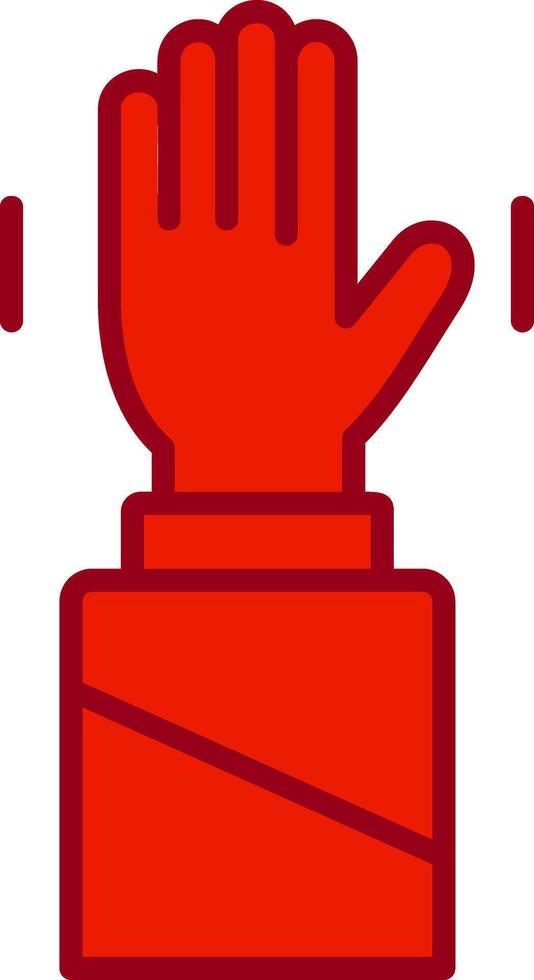 Hand Up Vector Icon
