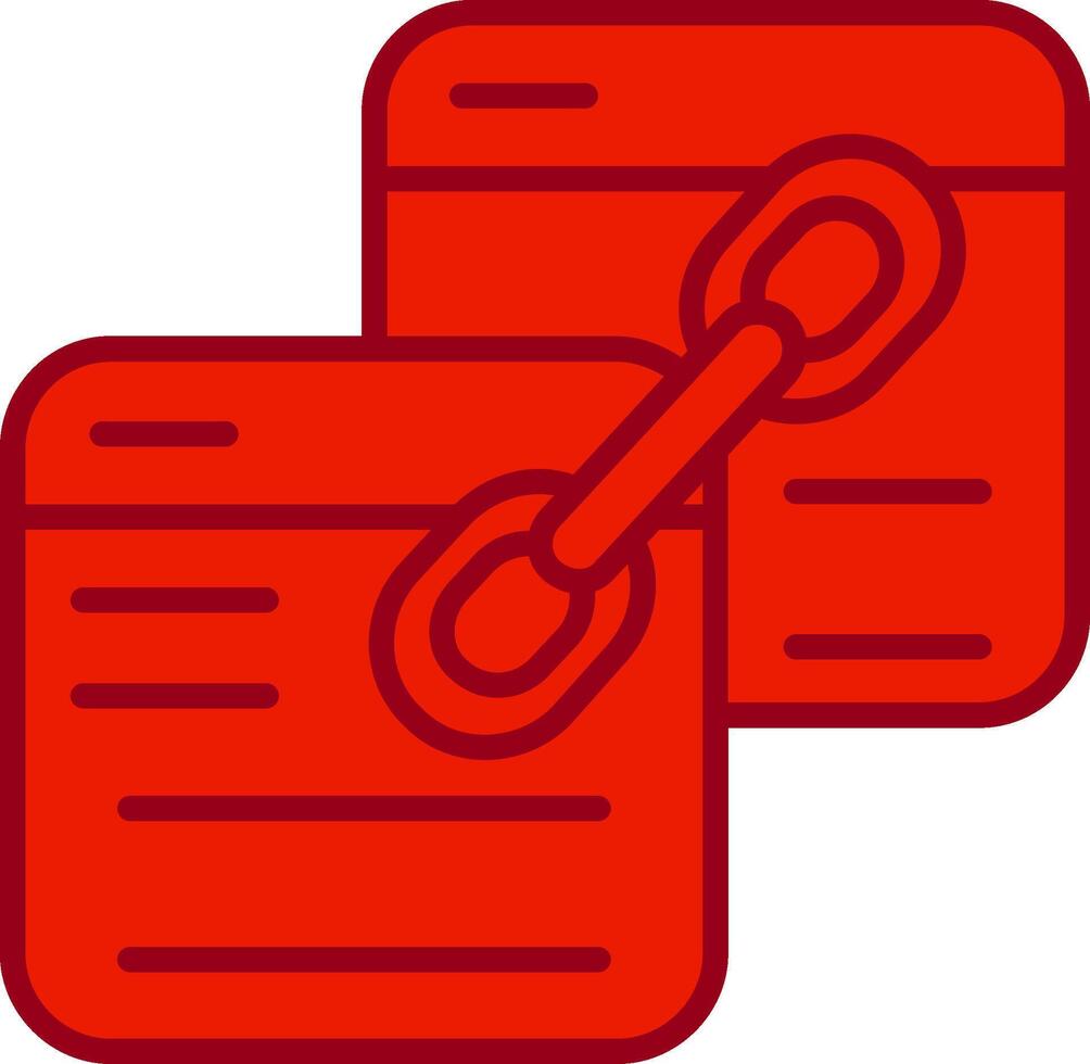 Backlink Vector Icon