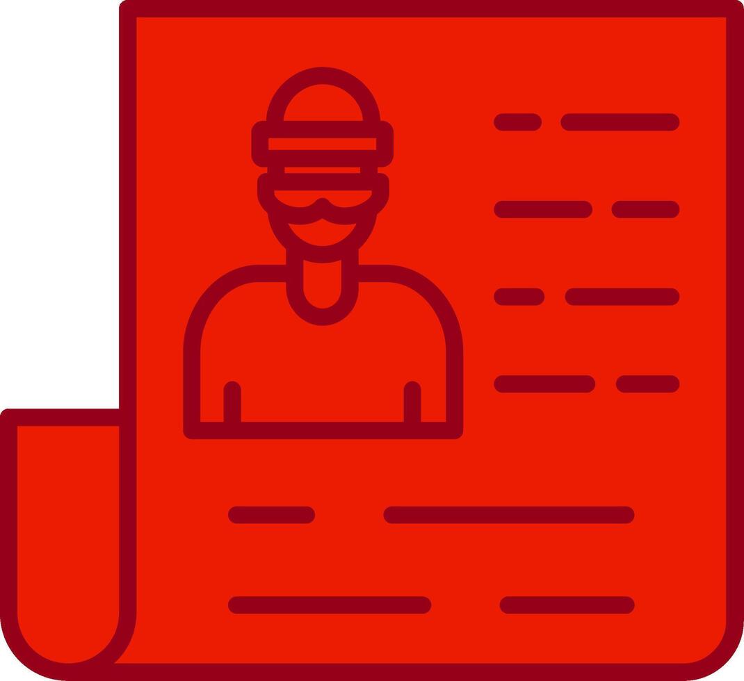 Newspaper Vector Icon