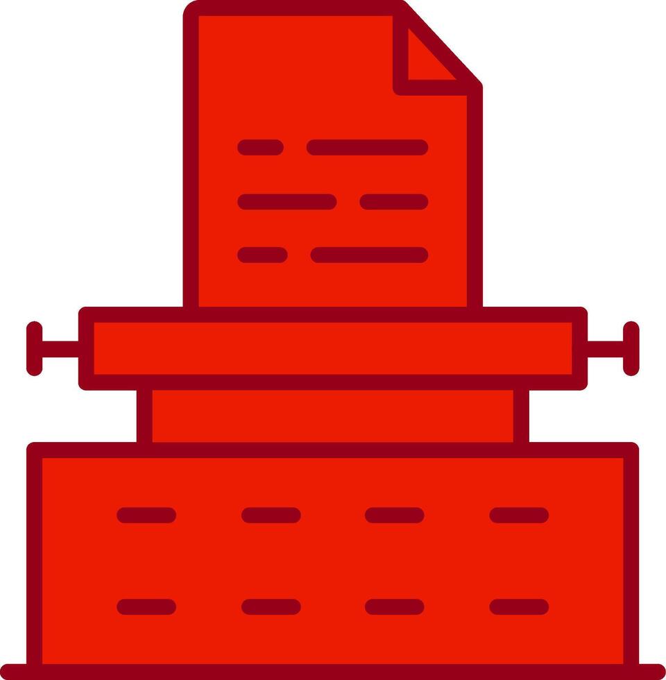 Typewriter Vector Icon