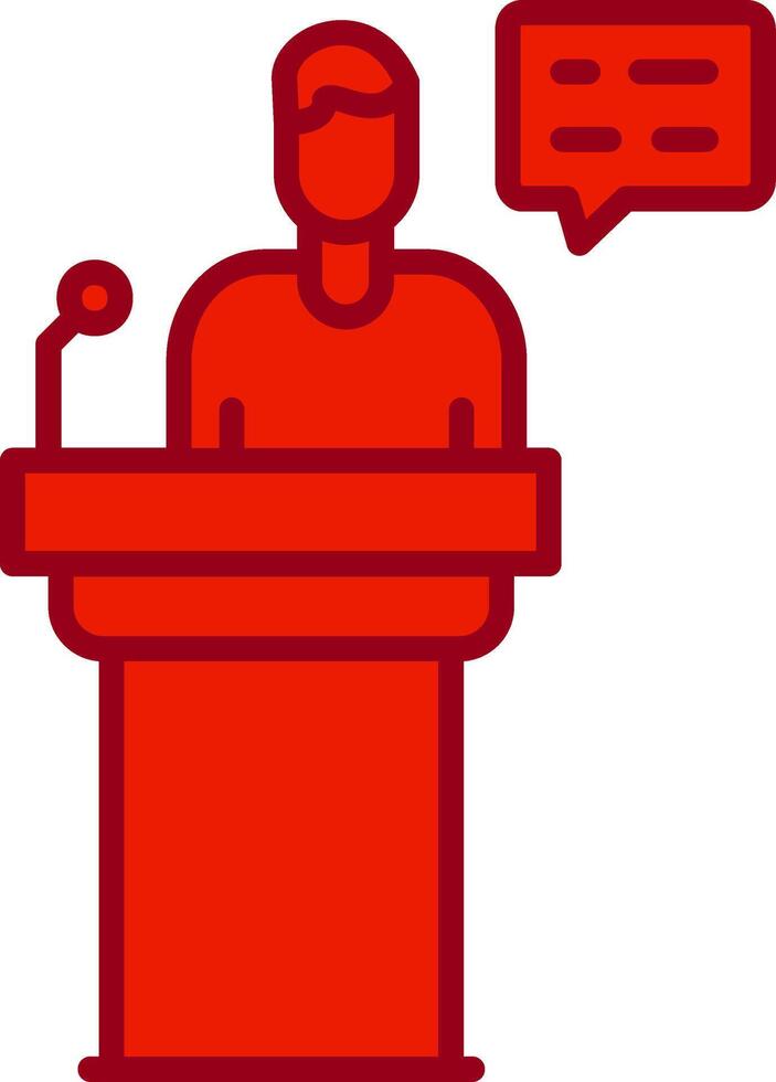 Speech Vector Icon
