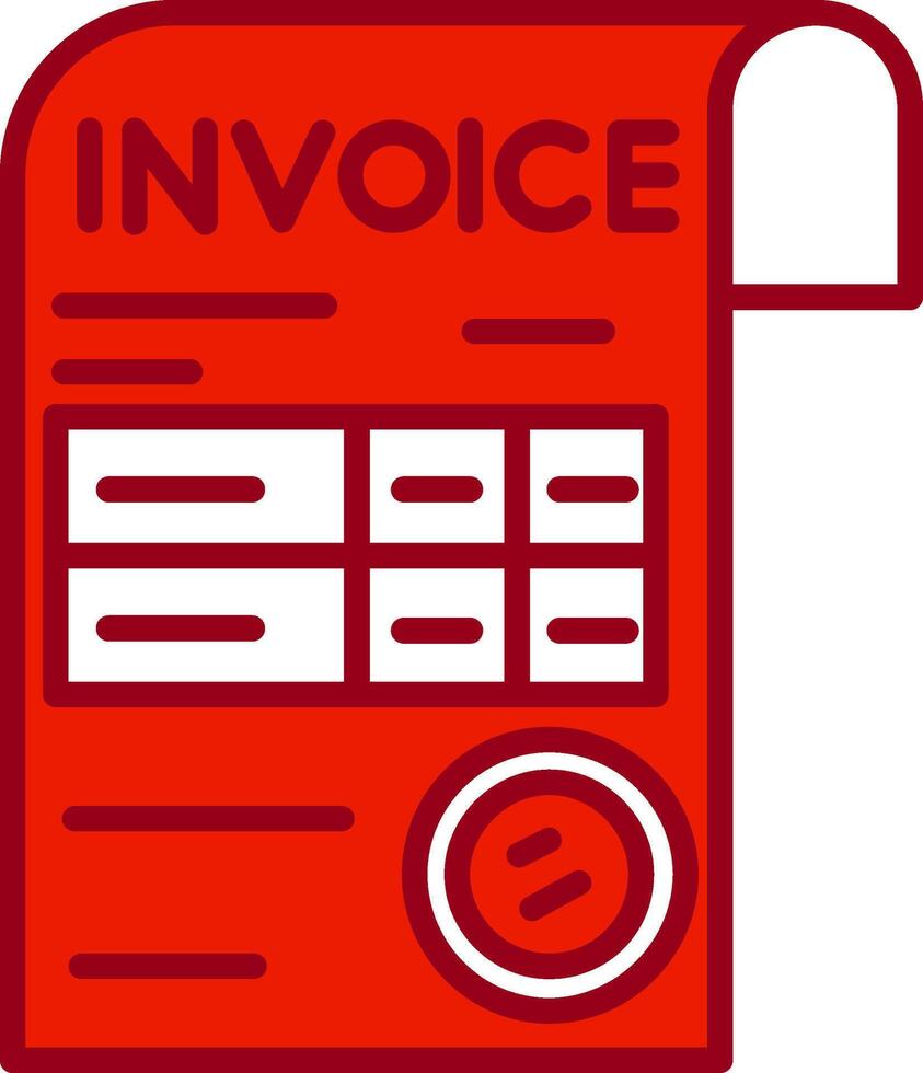 Invoice Vector Icon