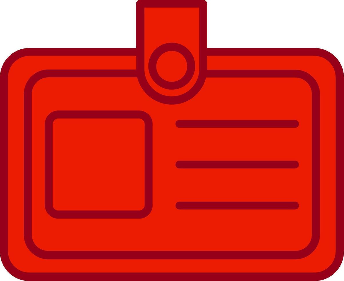 Identification Card Vector Icon