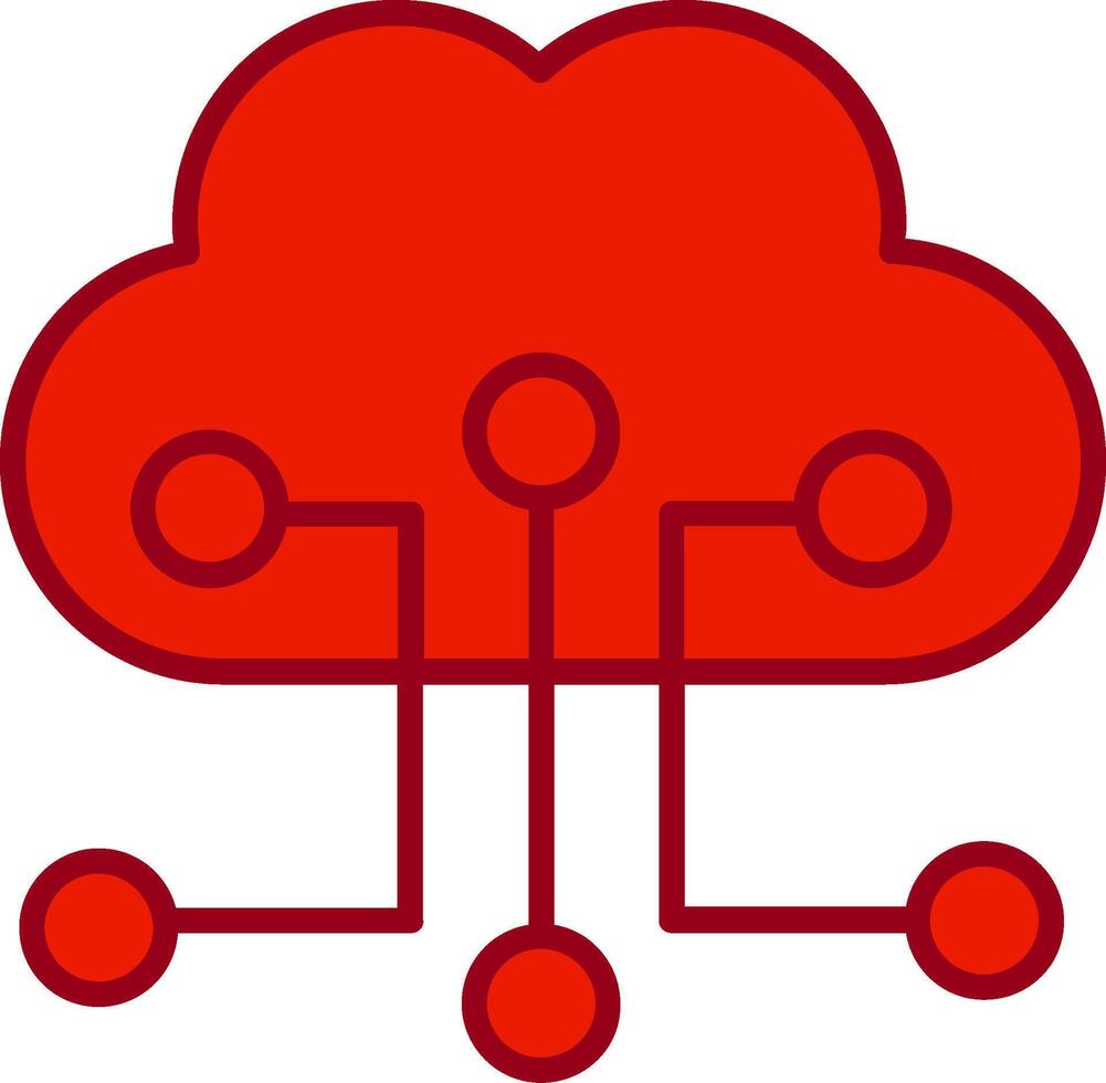 Cloud Configuration Vector Icon