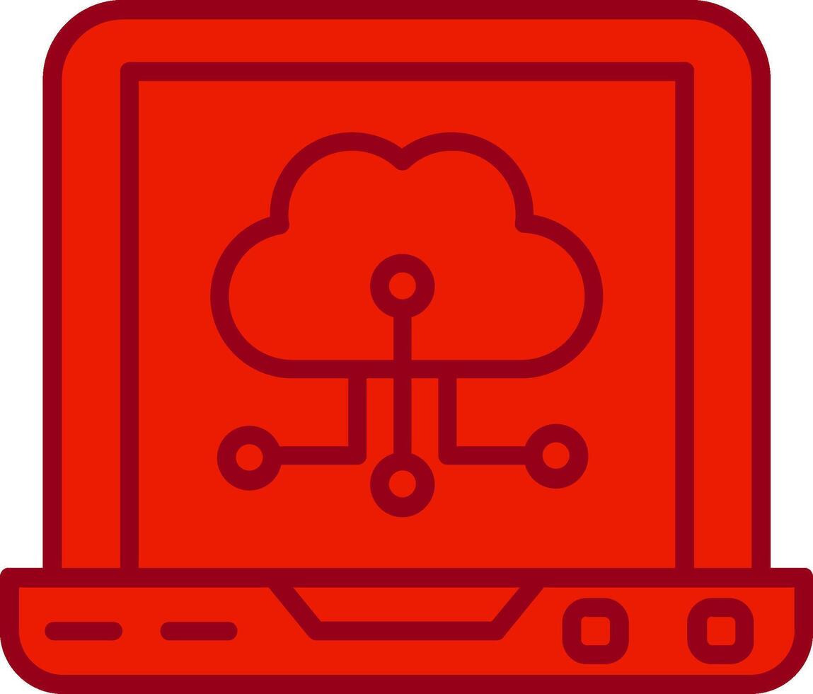 Cloud Computing Vector Icon