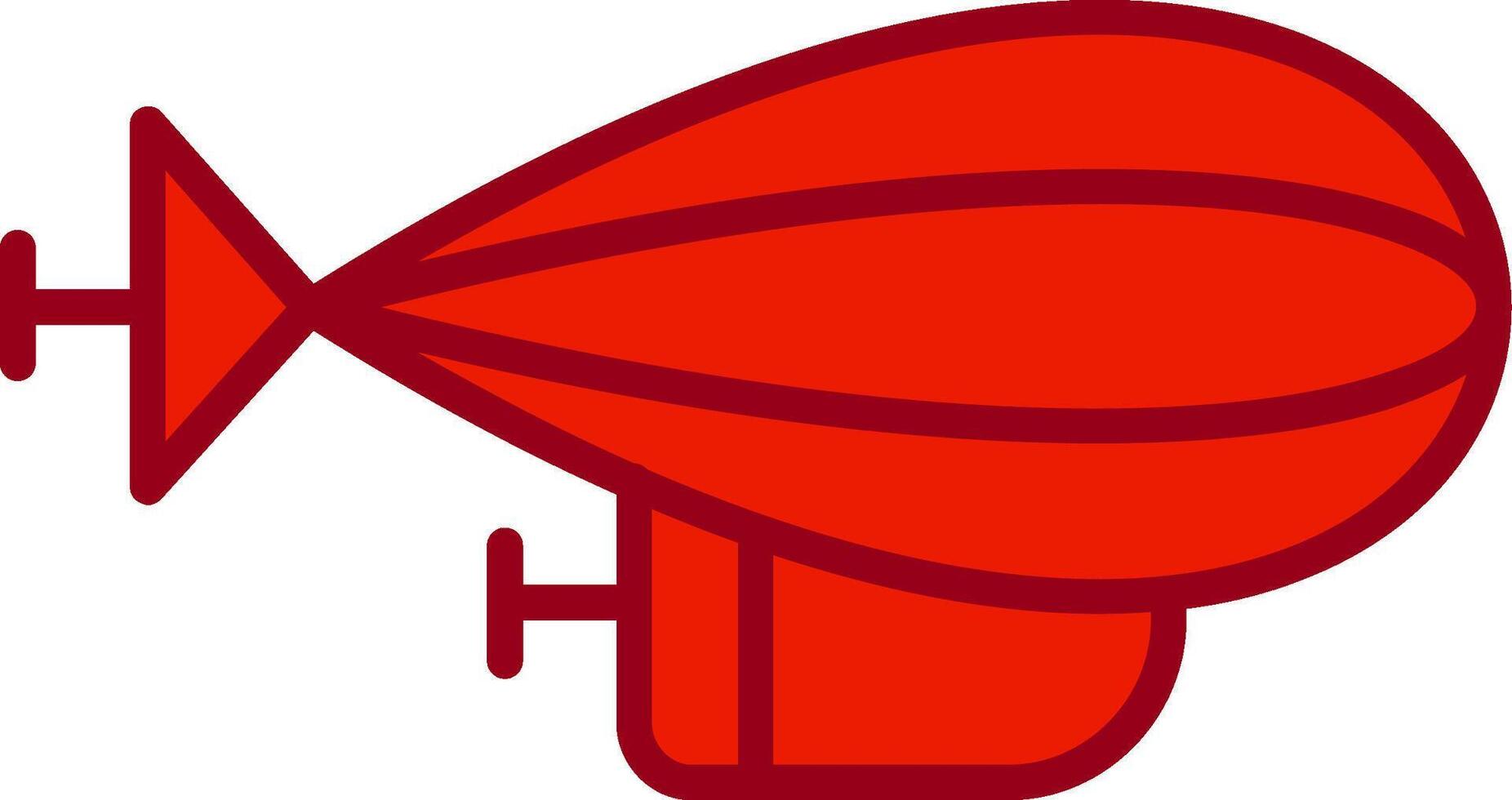 Zeppelin Vector Icon