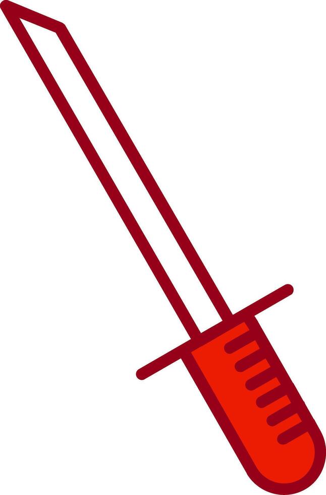 icono de vector de katana