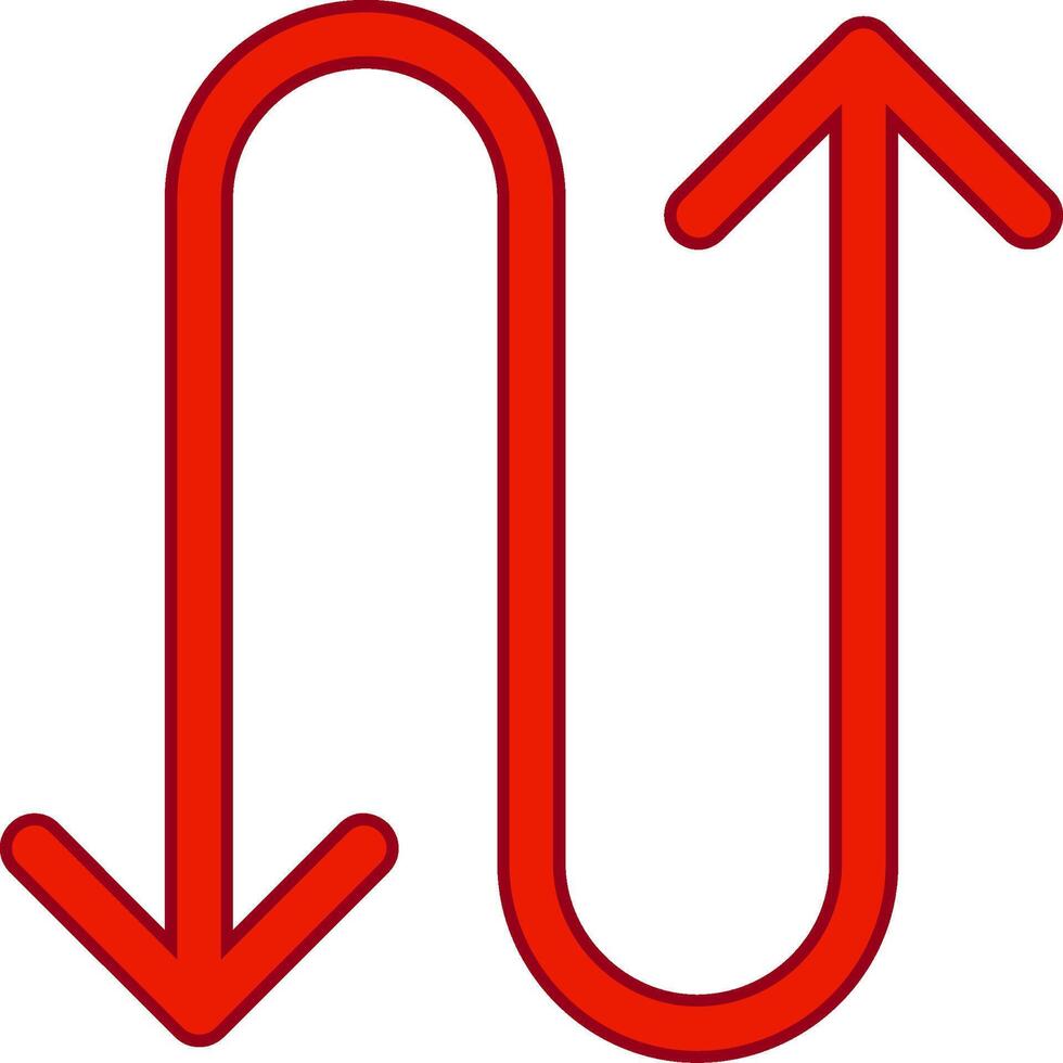 Zigzag Vector Icon