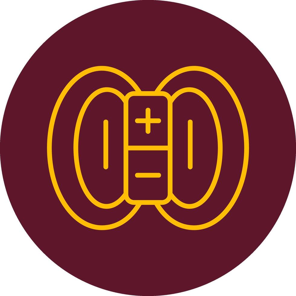 Magnetic Field Vector Icon