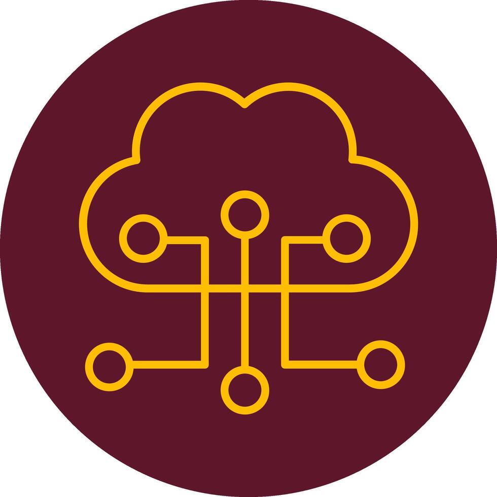 Cloud Configuration Vector Icon