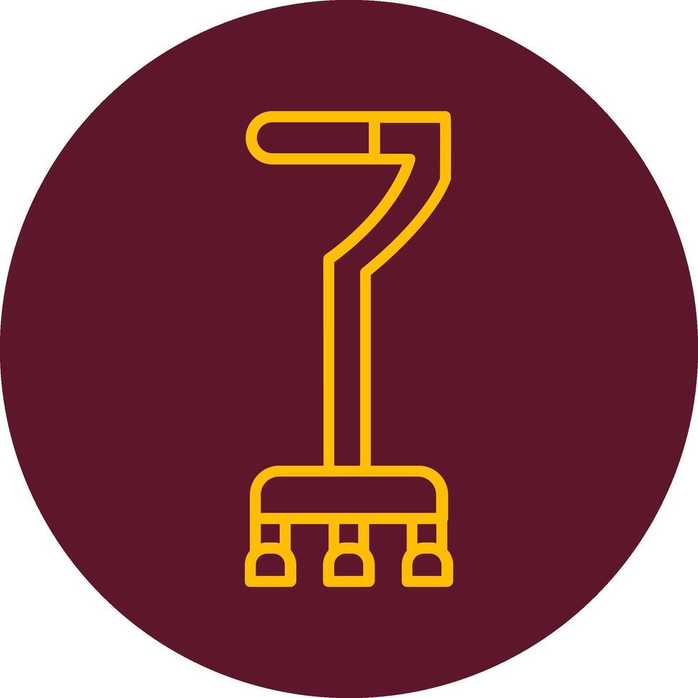 Walking Stick Vector Icon