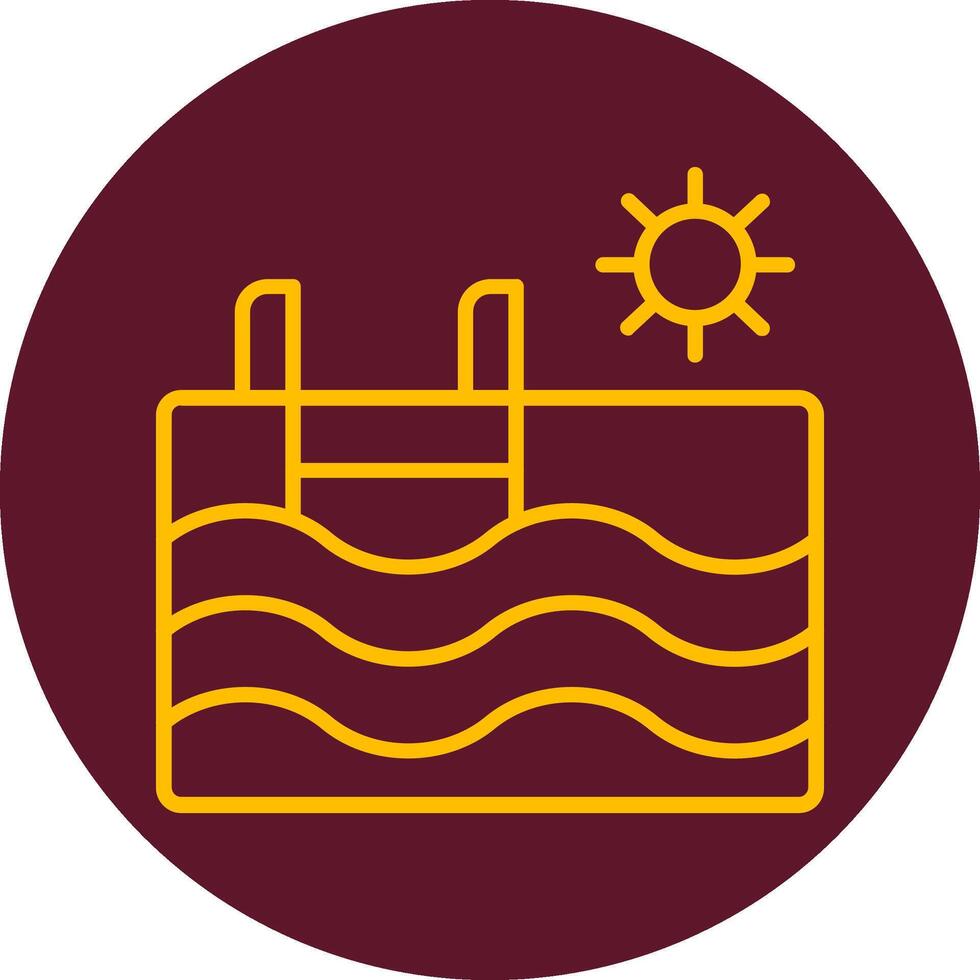 Swimming Pool Vector Icon