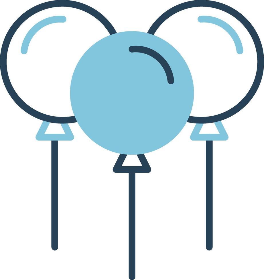 Balloons Vector Icon