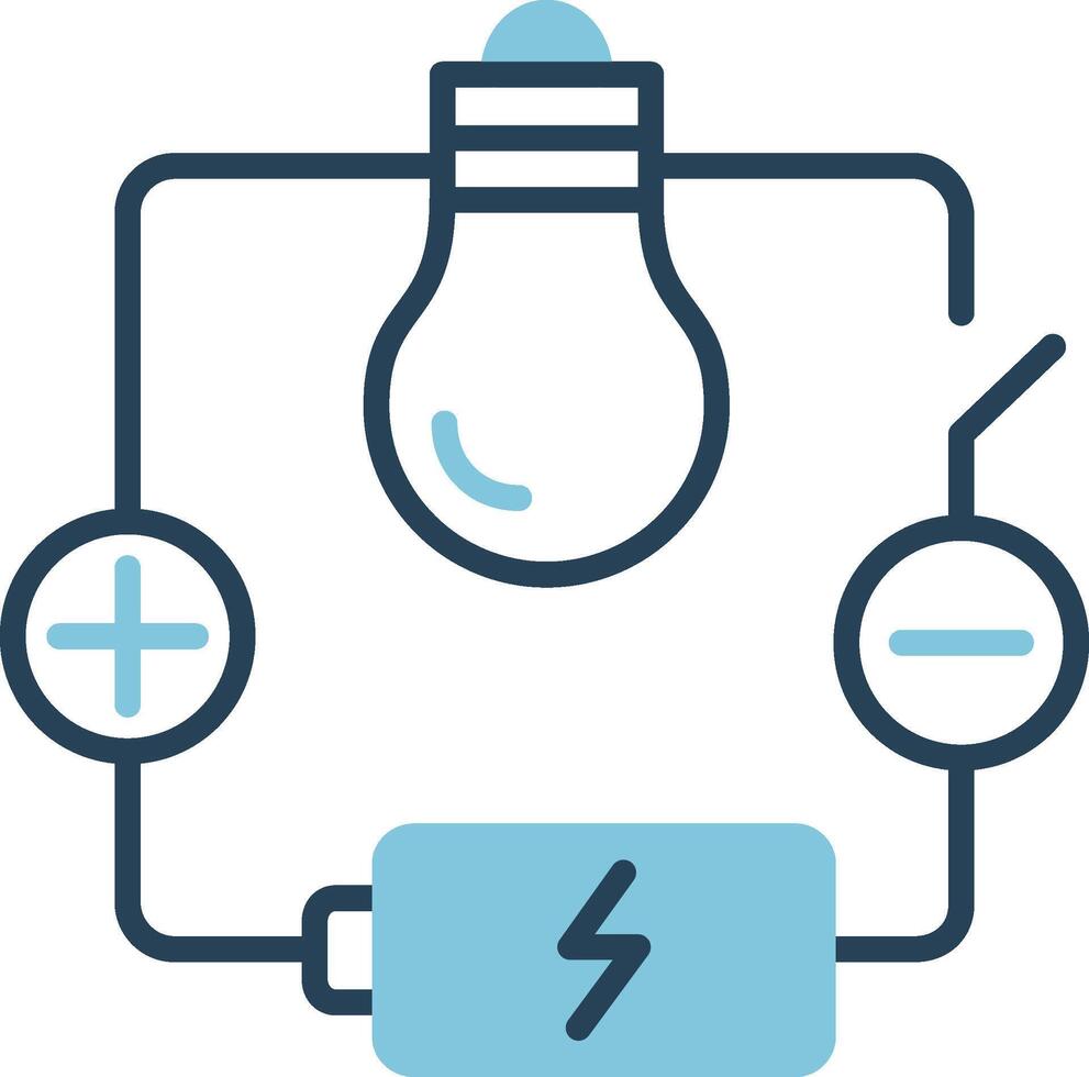 icono de vector de circuito eléctrico